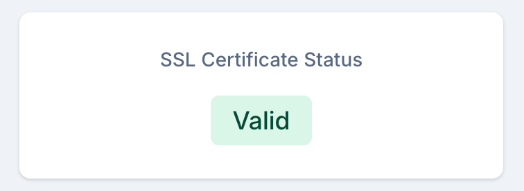 Screenshot of SSL certificate monitoring in PingPing